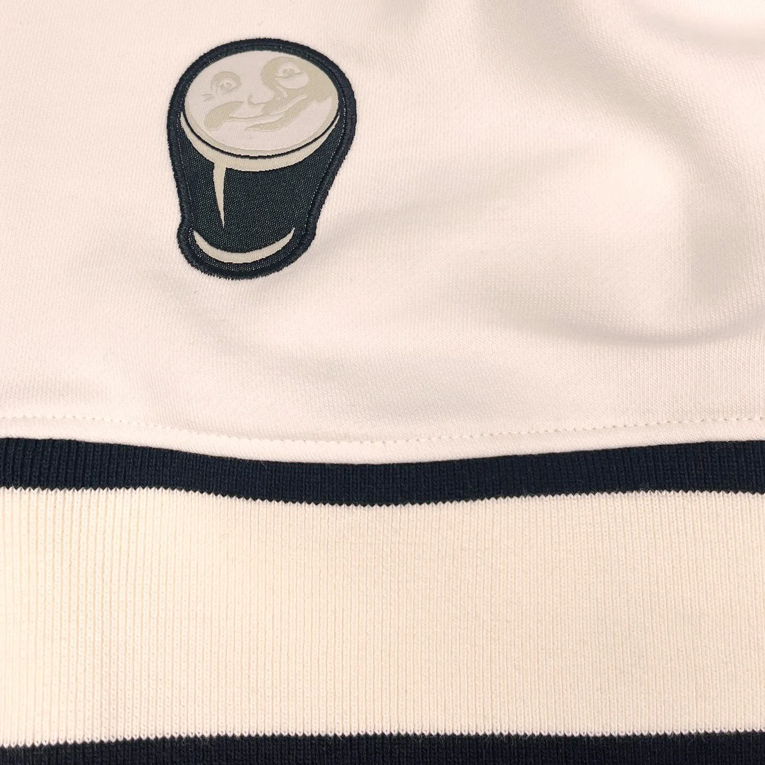 Guinness Cream & Black Smiley Pint 1/4 Zip Top - Image 7