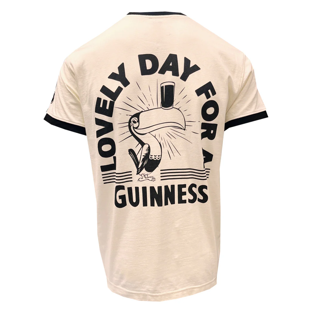 Guinness Cream & Black Toucan Lovely Day T-Shirt - Image 5