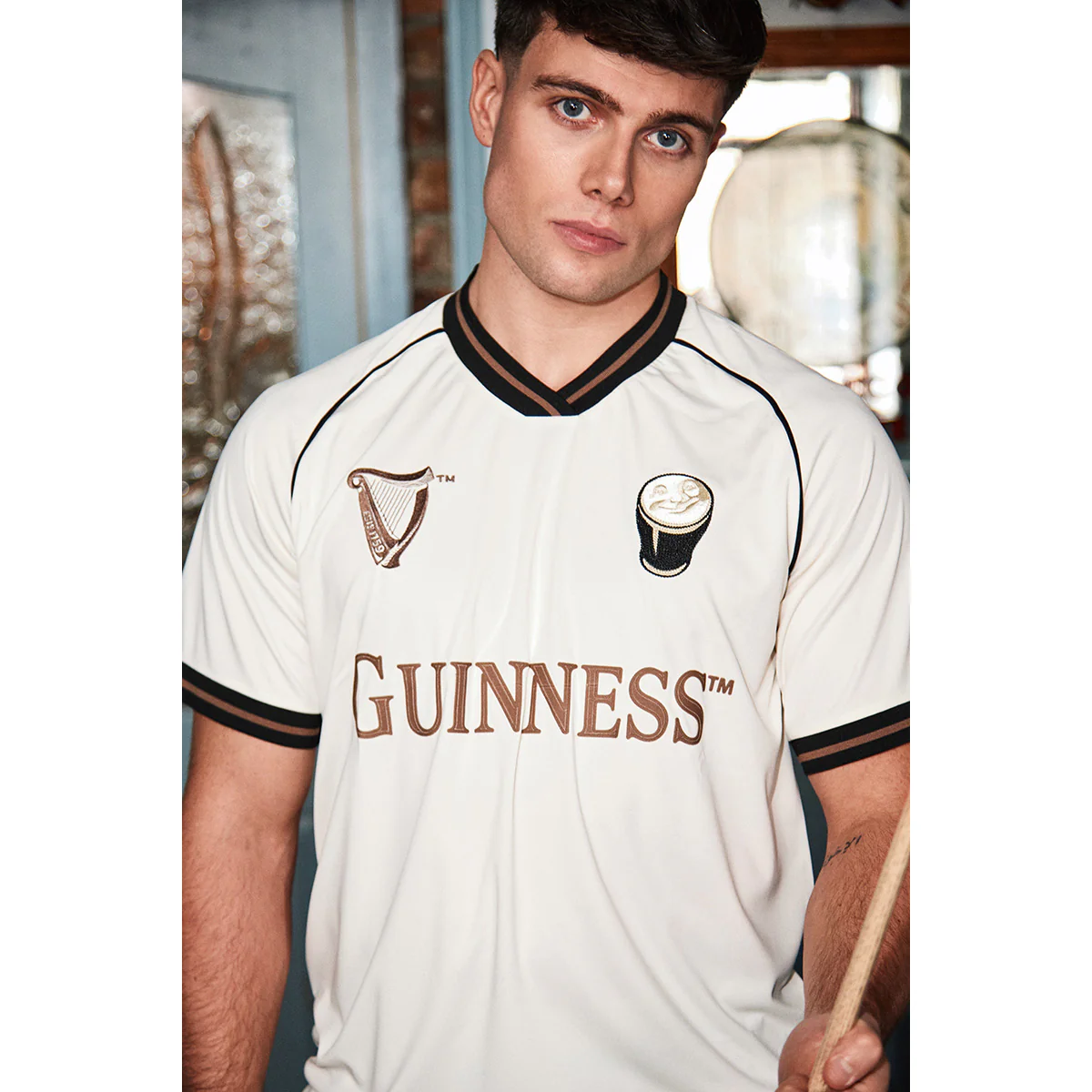 Guinness Cream Retro Pint Jersey - Image 2