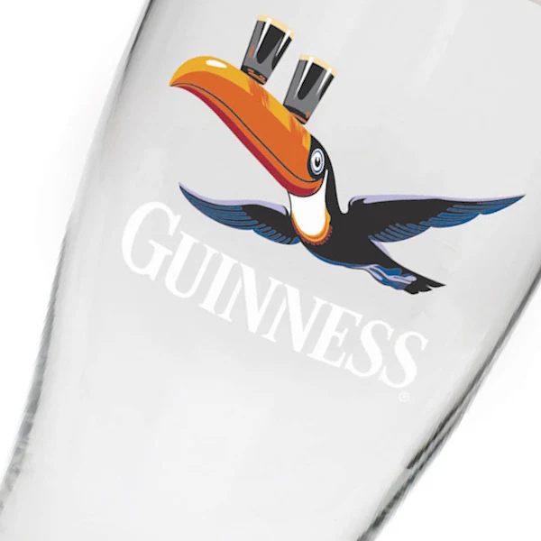 Guinness Flying Toucan 568ml Pint Glass - Image 2