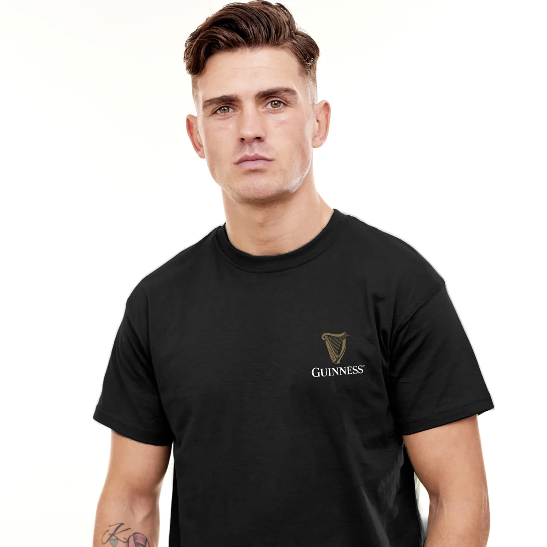 Guinness Harp Black Short Sleeve T-Shirt - Image 2