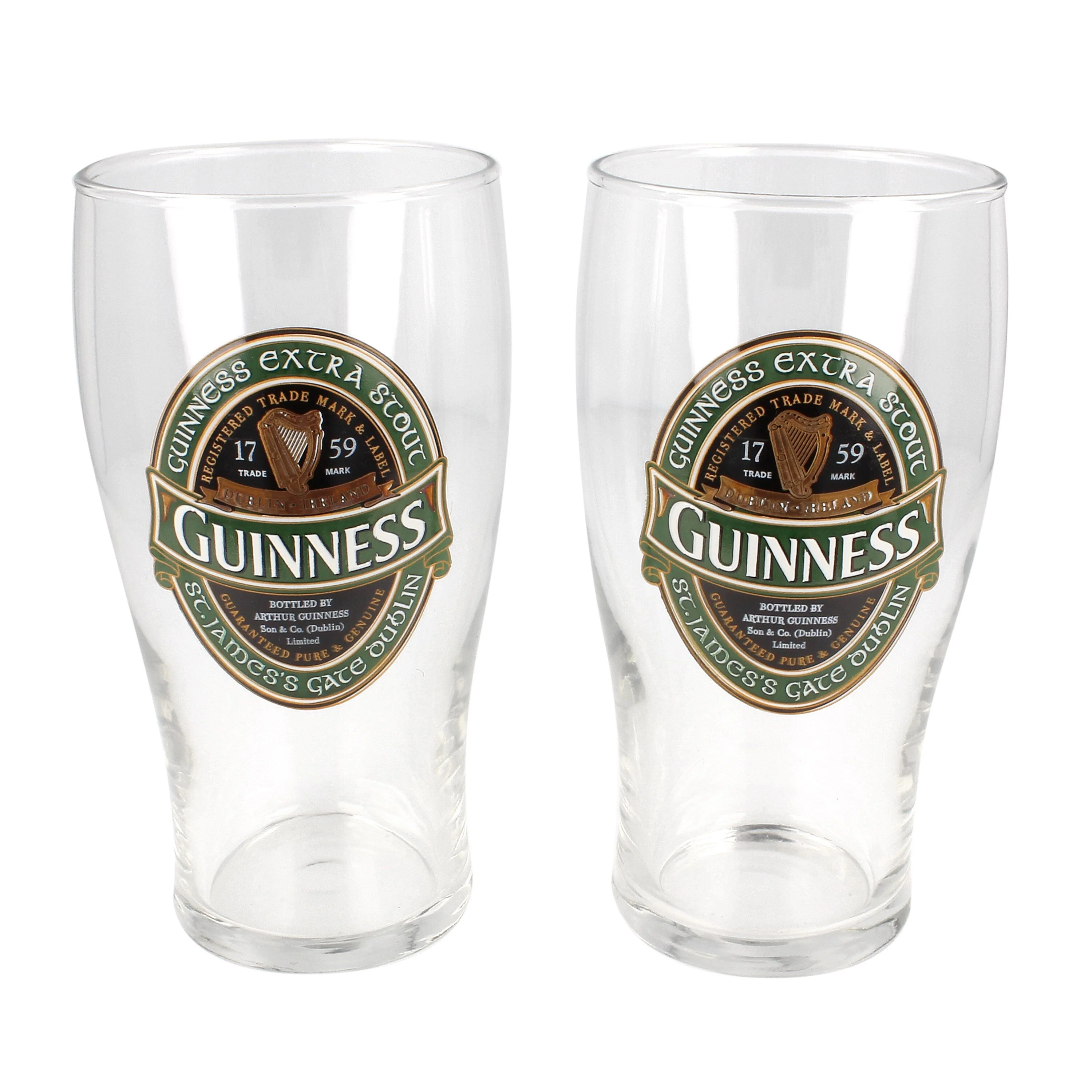 Guinness Ireland 2 Pack Pint Glasses - Image 4