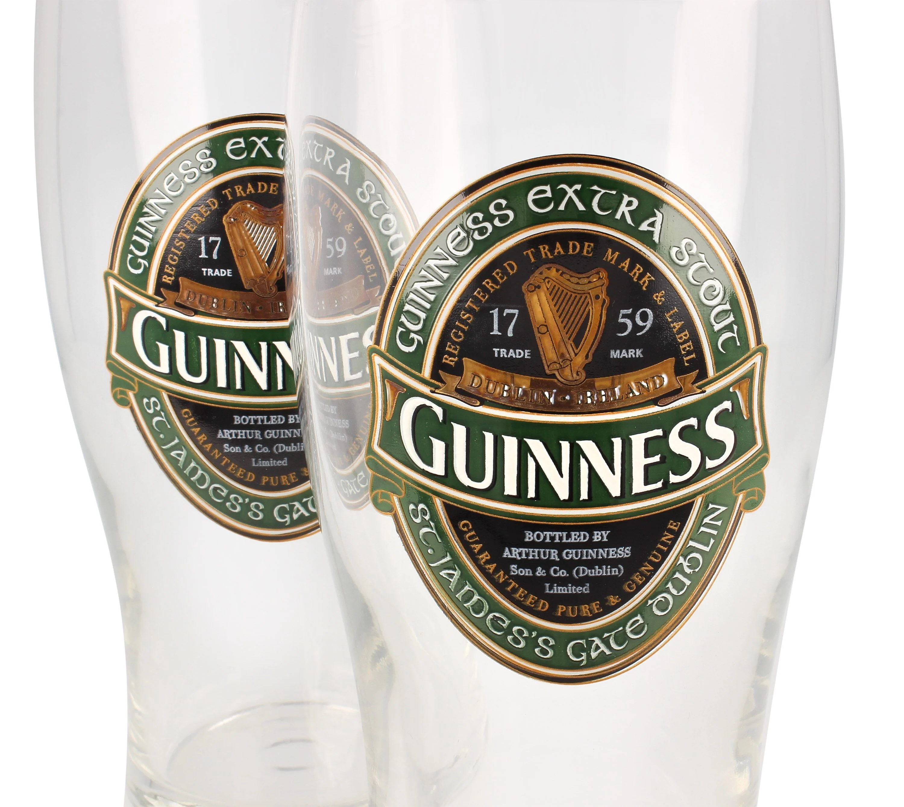 Guinness Ireland 2 Pack Pint Glasses - Image 7