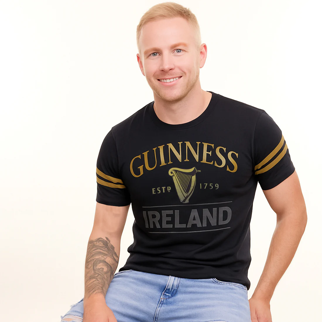 Guinness Ireland Est'd 1759 Black T-Shirt - Image 2