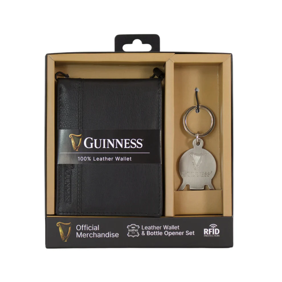 Guinness Leather Wallet And Bottle Opener Gift Set - Image 2