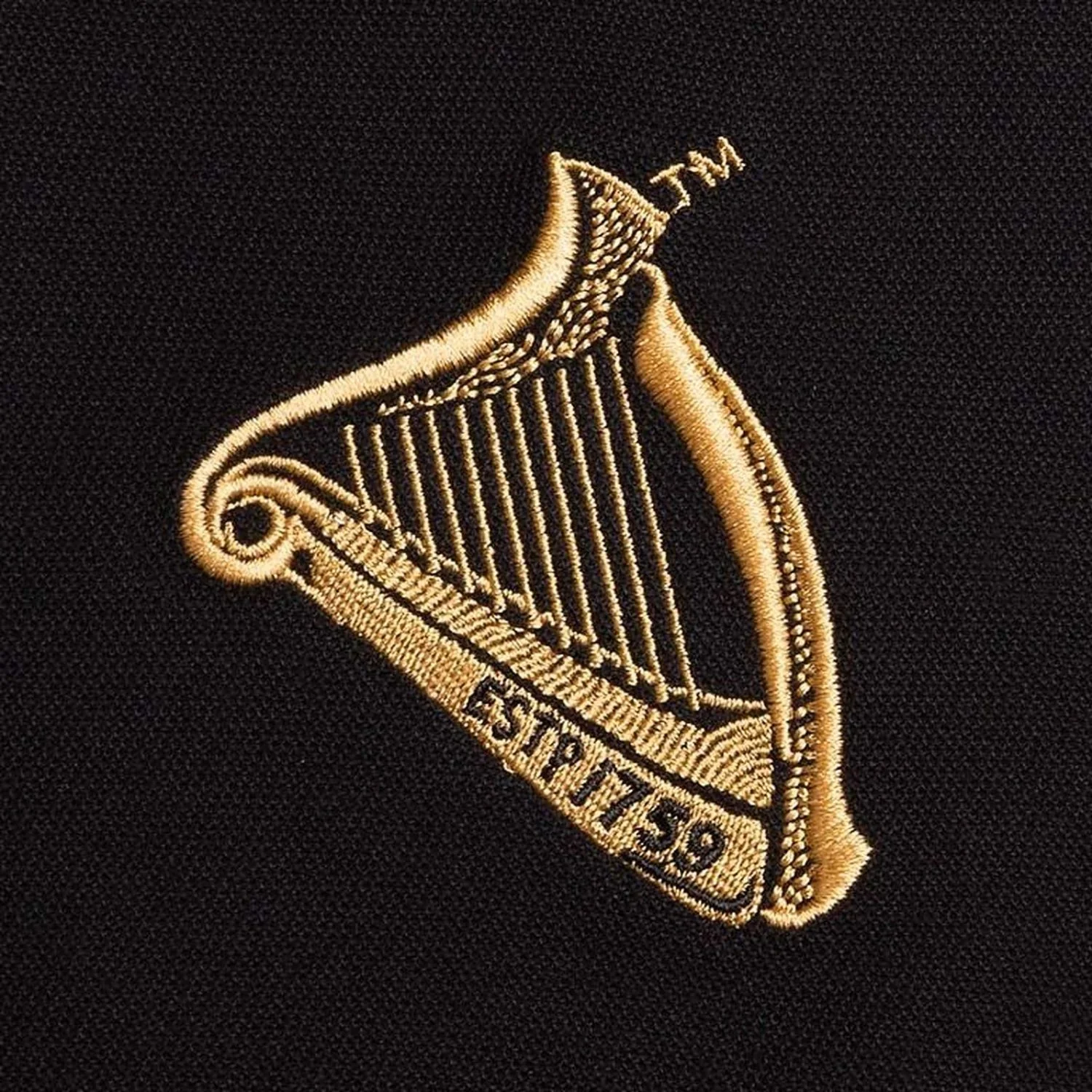 Guinness Men's Black Polo Shirt - Image 4