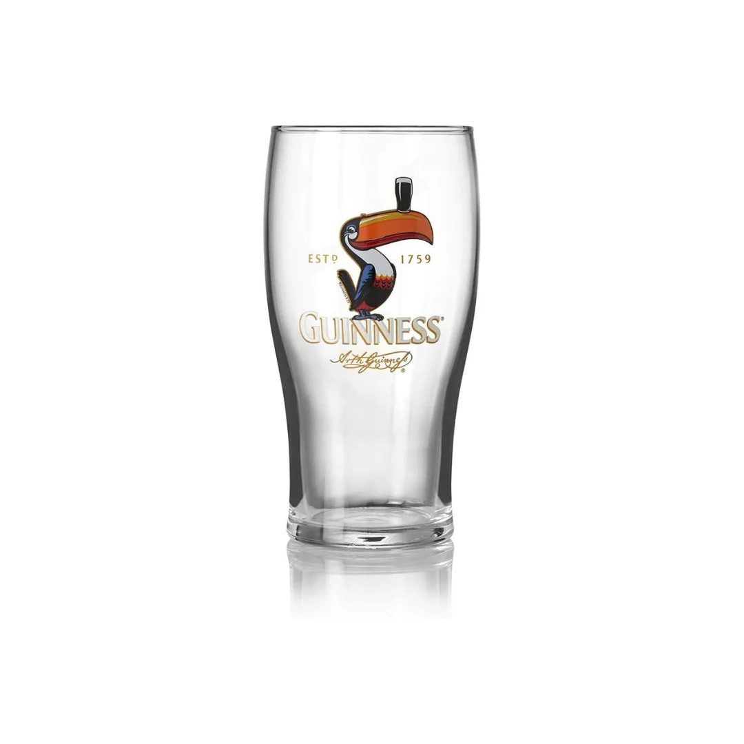 Guinness Miniature Toucan Pint Glass 2 Pack - Image 2