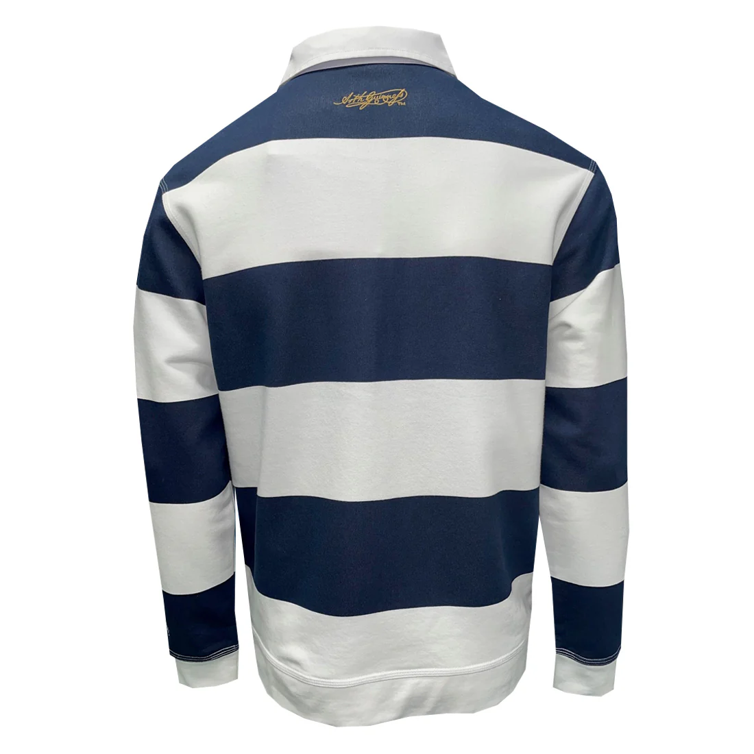 Guinness Navy & White Harp Rugby Sweatshirt - Image 3