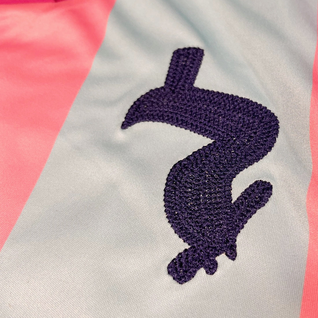 Guinness Pink and Blue Striped Performance Top - Image 4