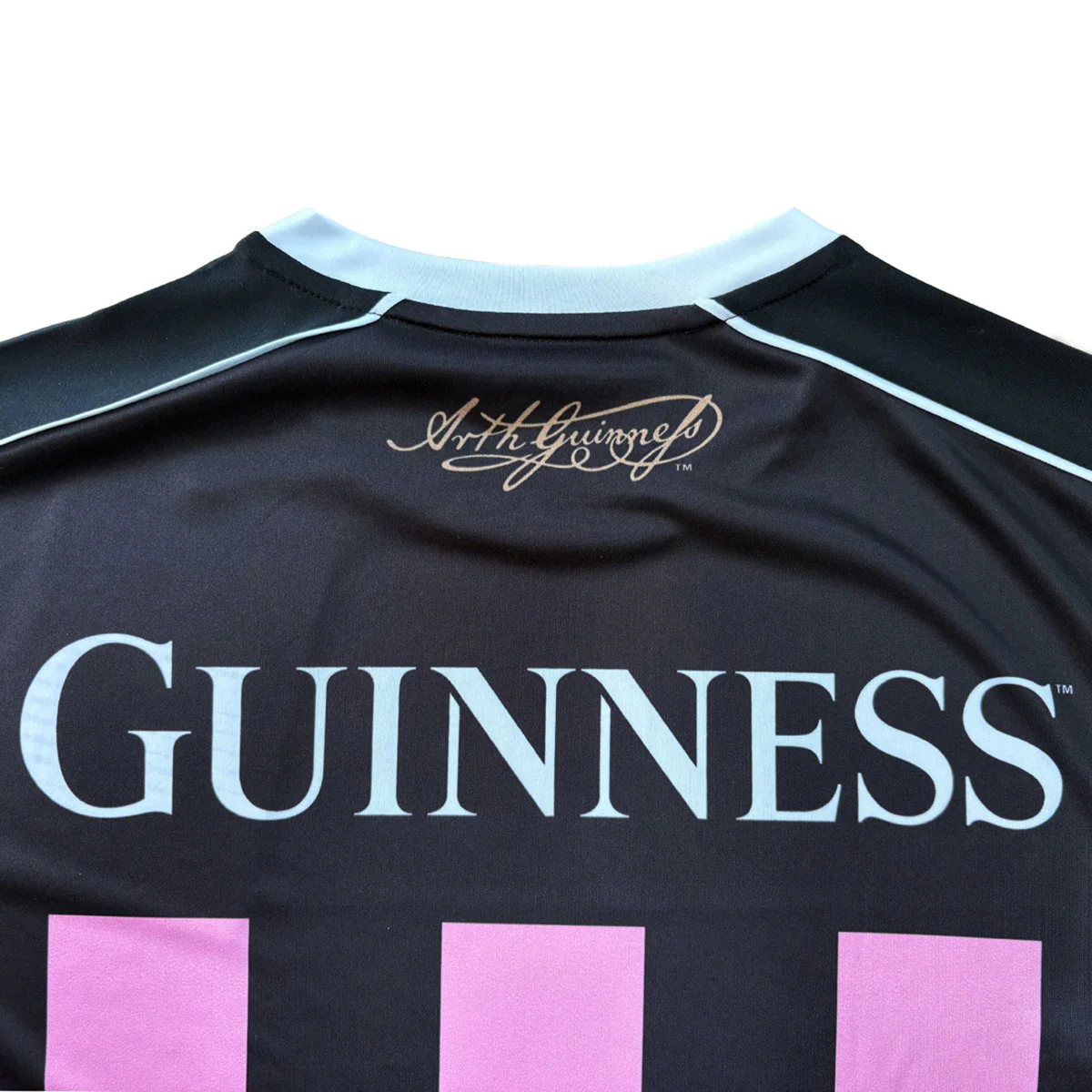 Guinness Pink & Black Striped Performance Top - Image 6