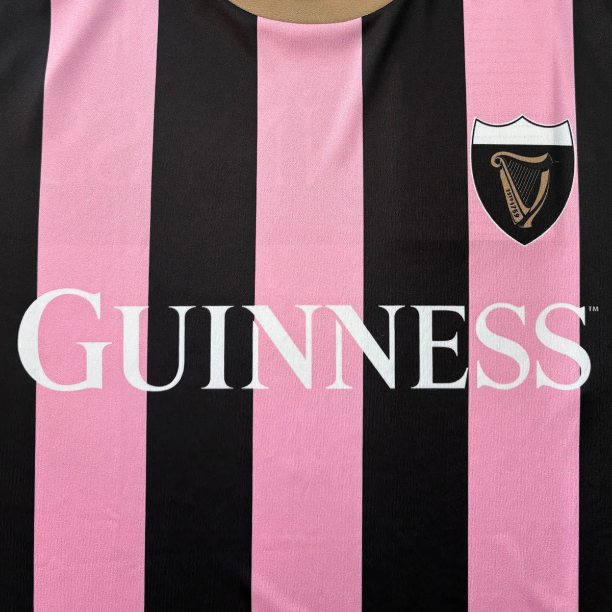 Guinness Pink & Black Striped Performance Top - Image 8