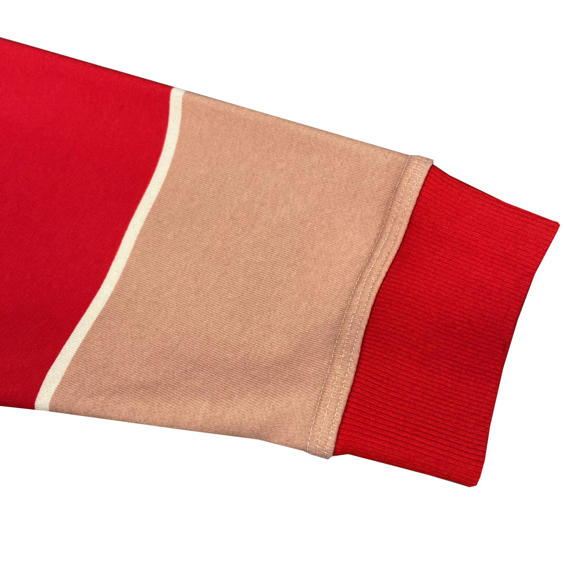 Guinness Red & Pink Heart Rugby Sweatshirt - Image 5