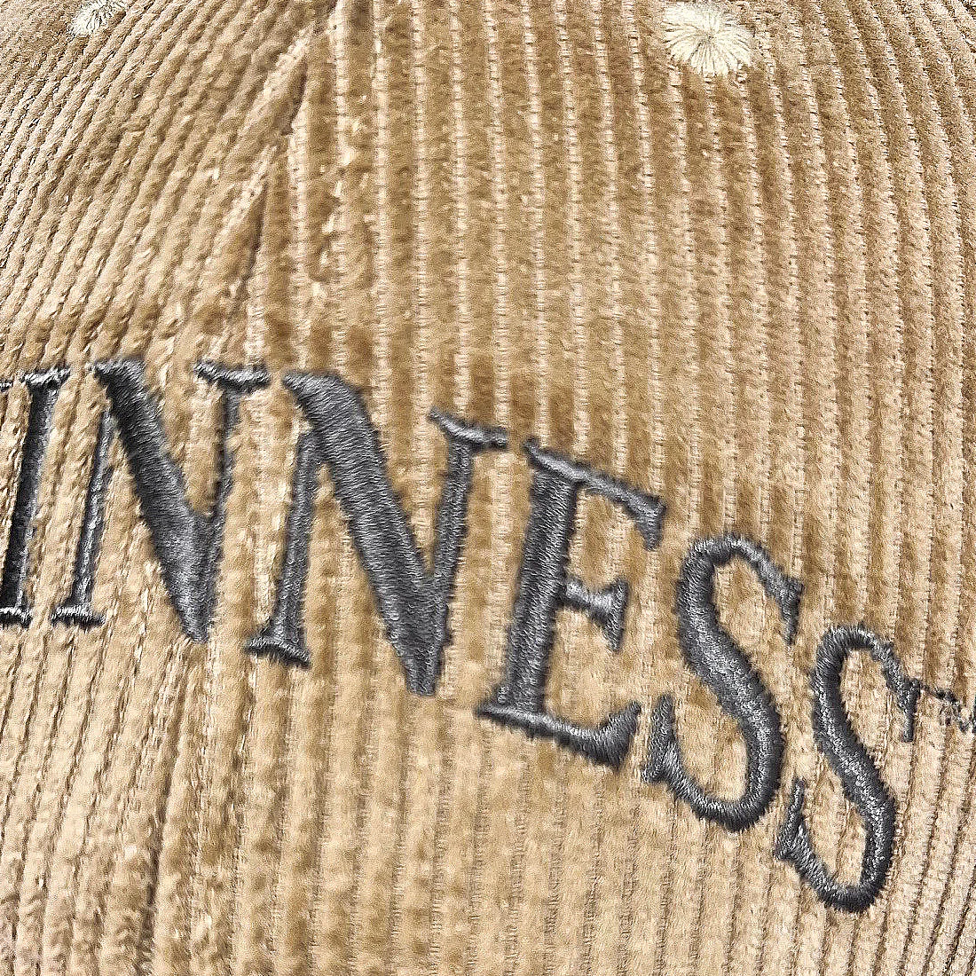 Guinness Stone Embroidered Suede Baseball Cap - Image 3