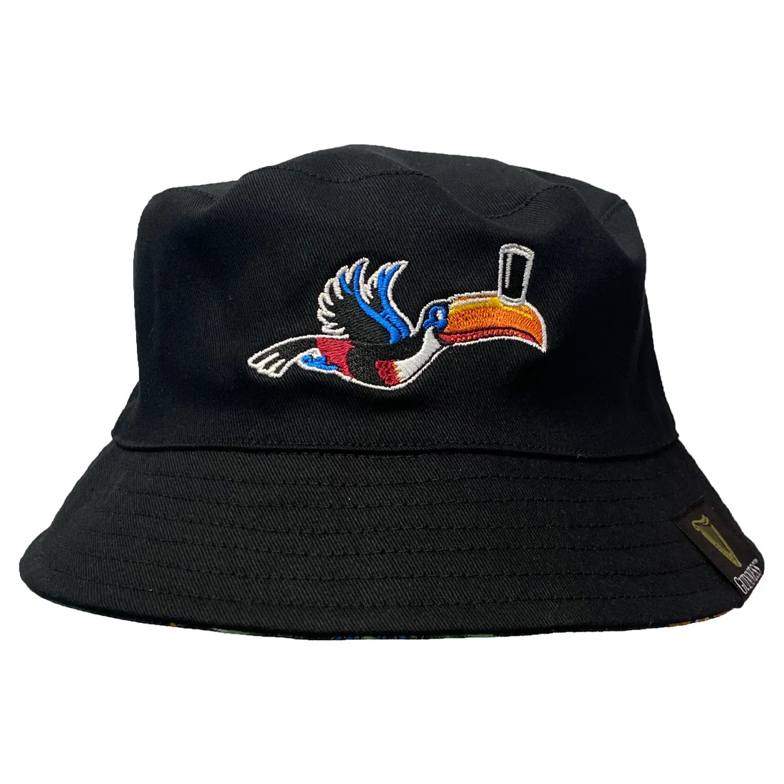 Guinness Toucan Hawaiian Print Bucket Hat - Image 3