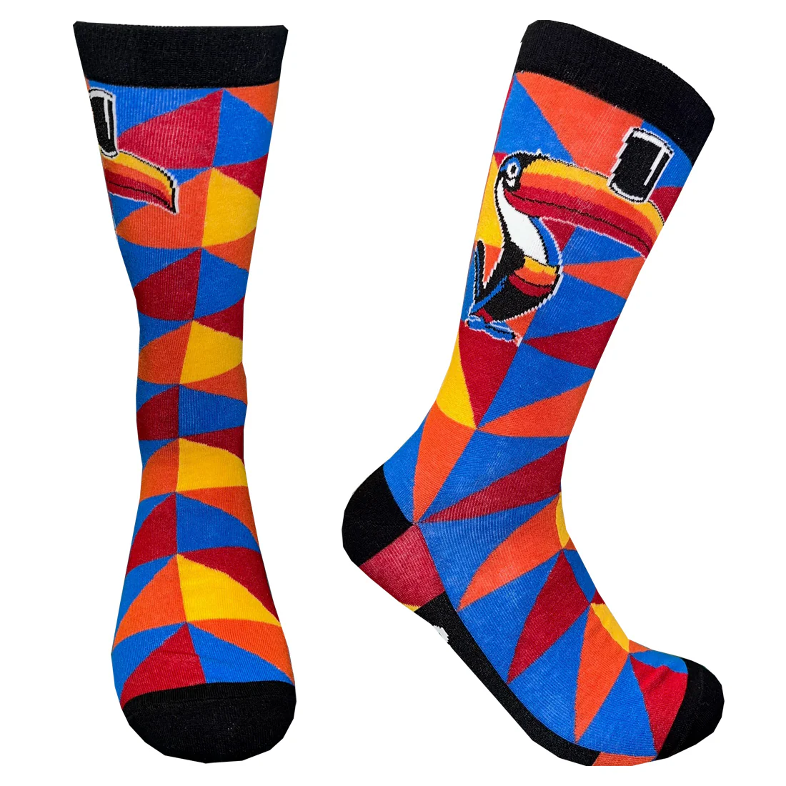 Guinness Toucan Multi-Coloured Geometric Sock - Image 3