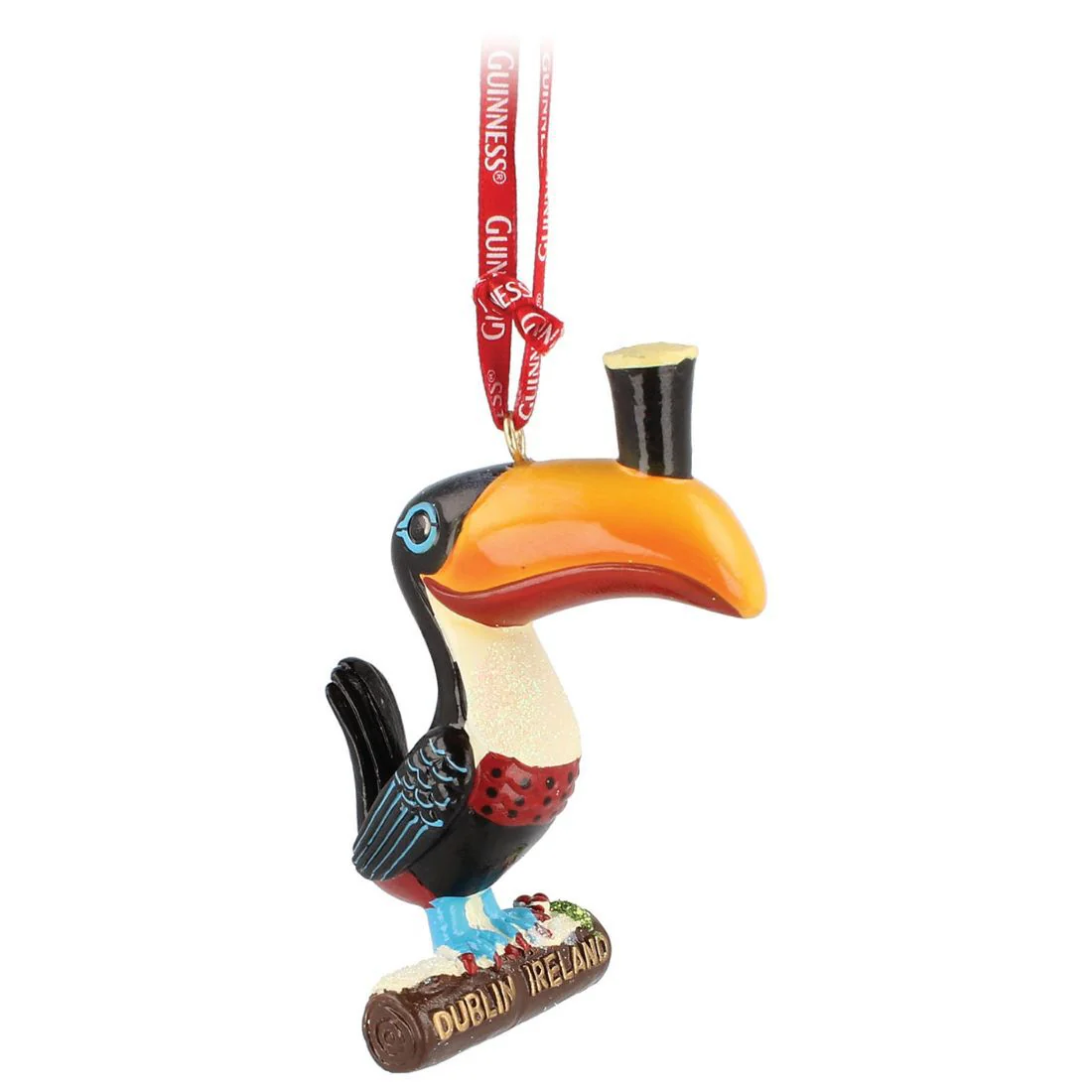 Guinness Toucan Resin Tree Decoration