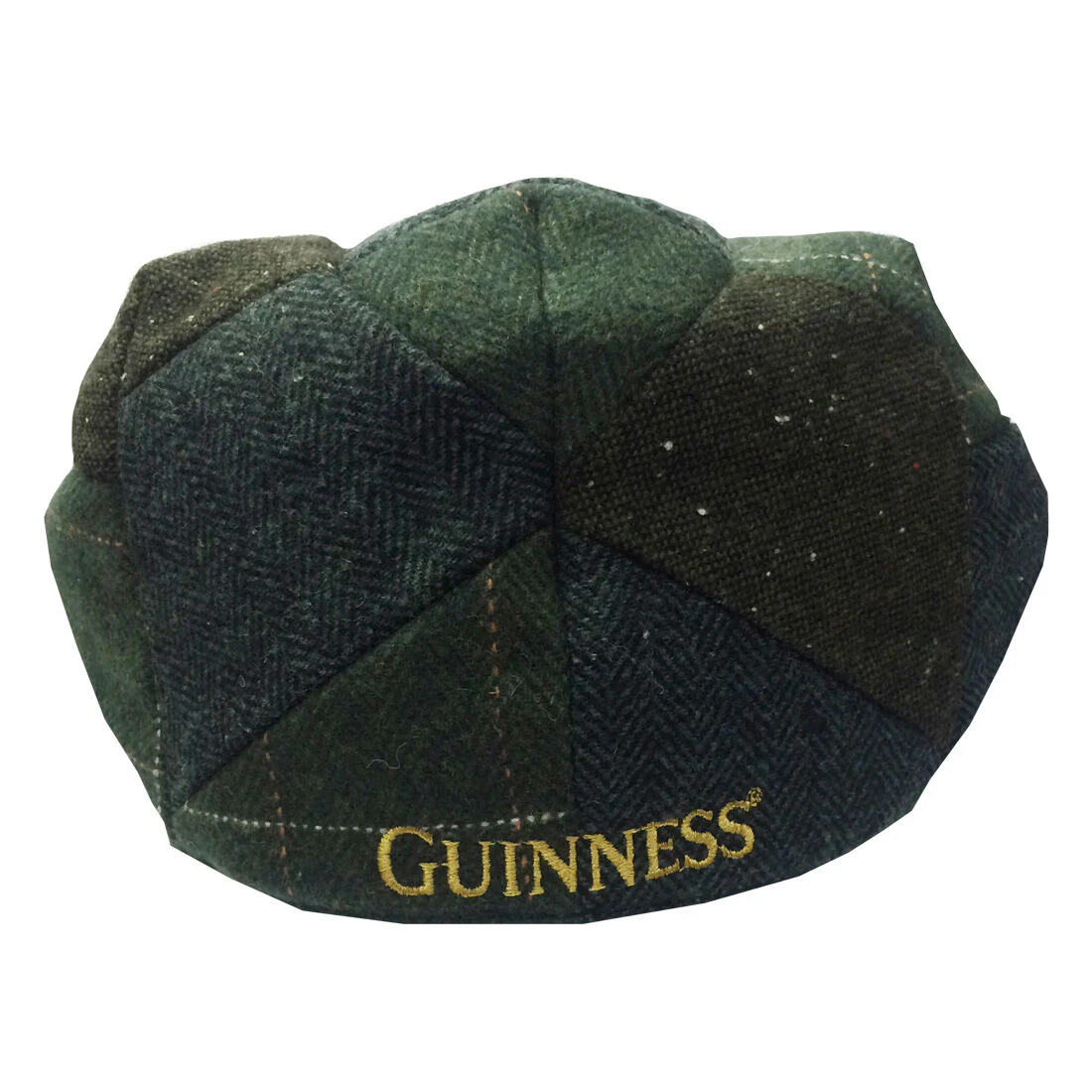 Guinness Traditional Style Tweed Patch Flat Cap - Image 2