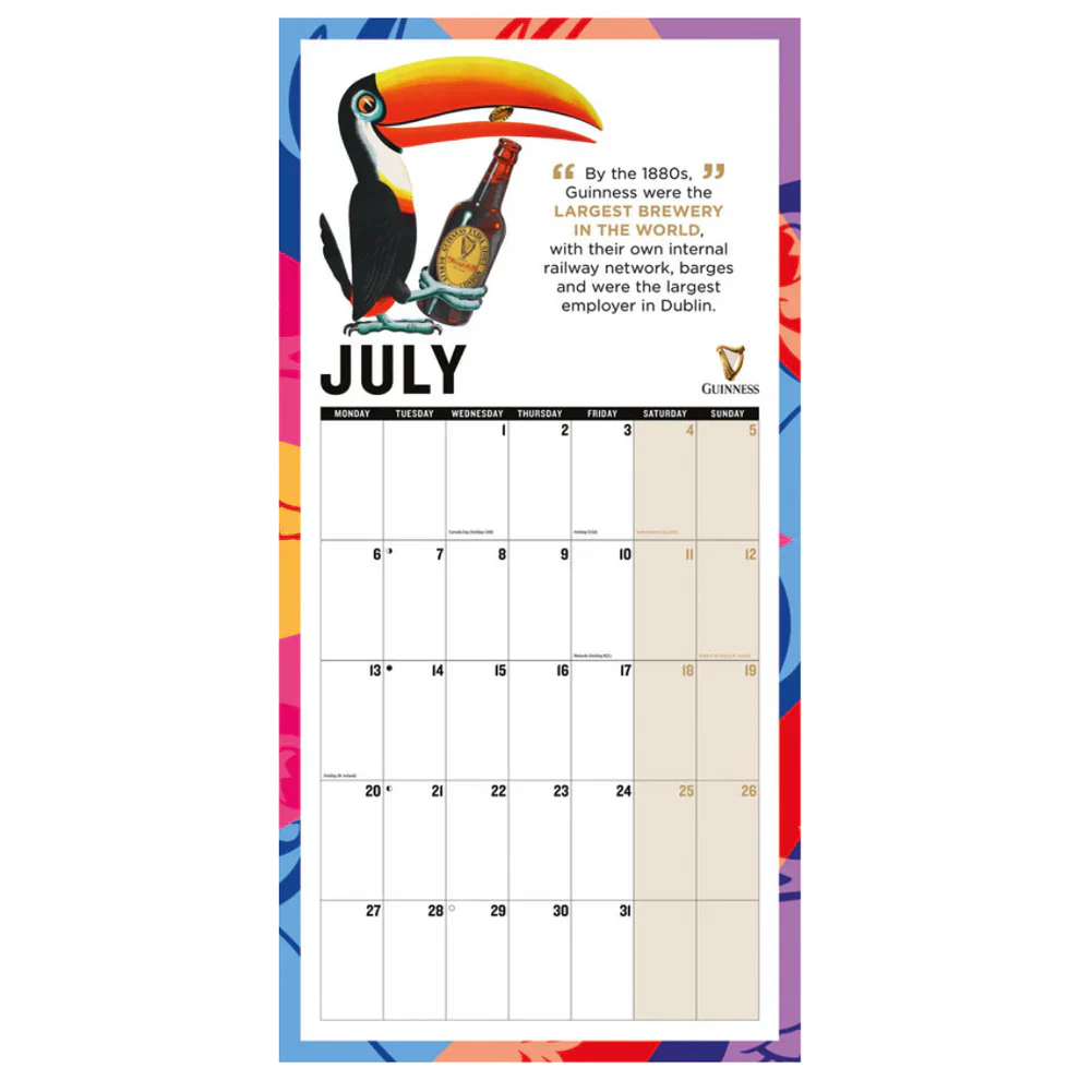 Guinness Wall Calendar 2026 - Image 3