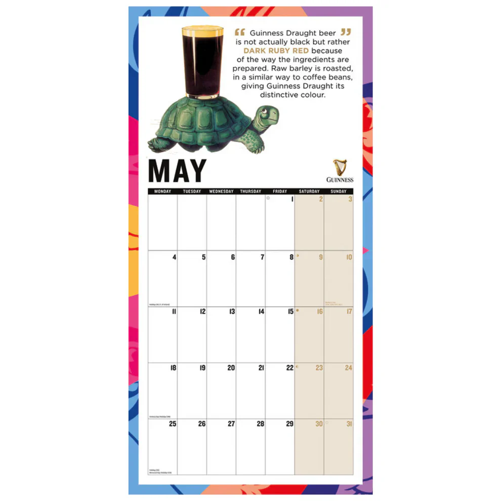 Guinness Wall Calendar 2026 - Image 4