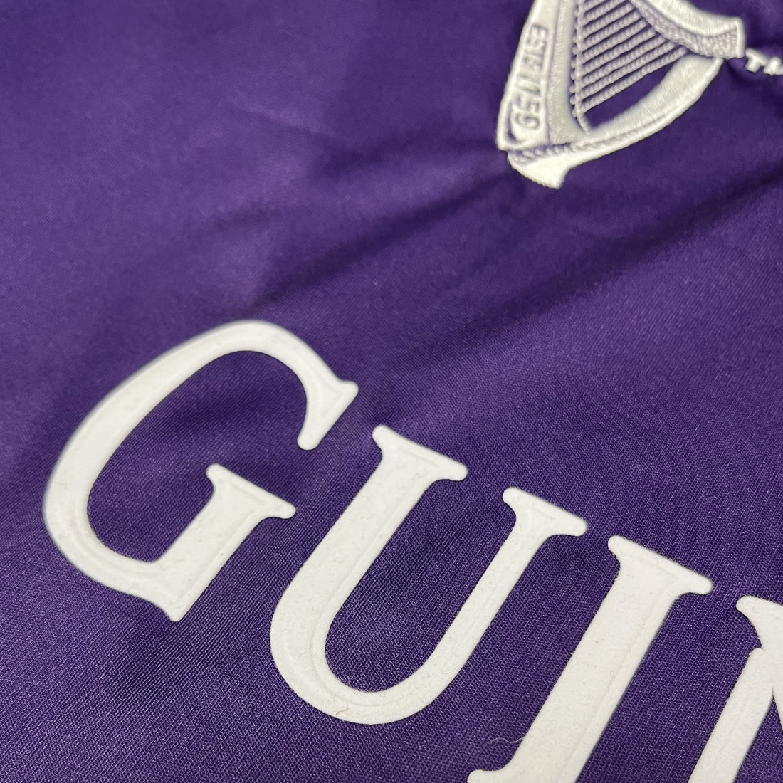 Guinness White and Purple Premier League Football Top - Image 3