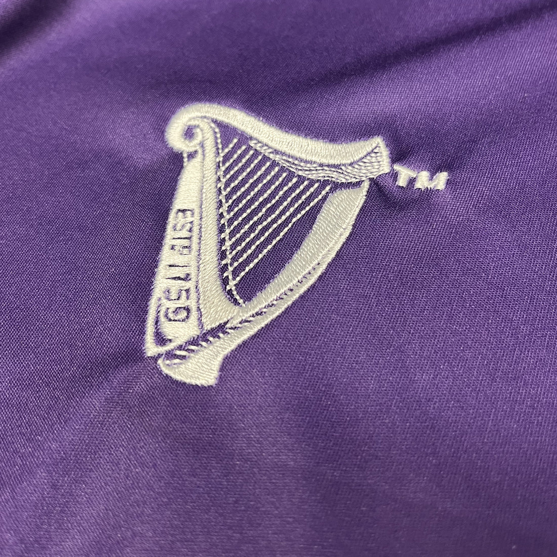 Guinness White and Purple Premier League Football Top - Image 6
