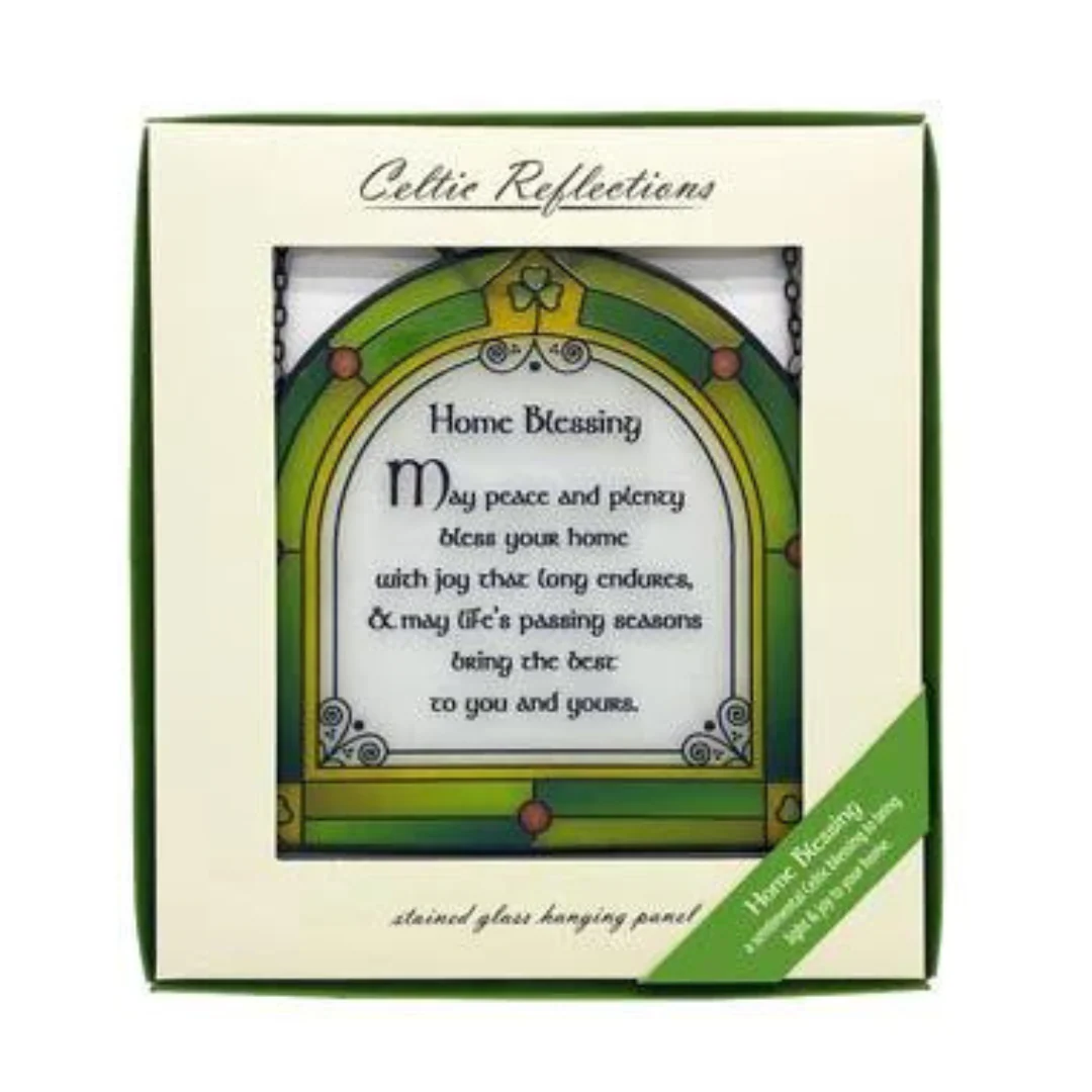 Home Blessing Stained Glass Plaque - Image 2