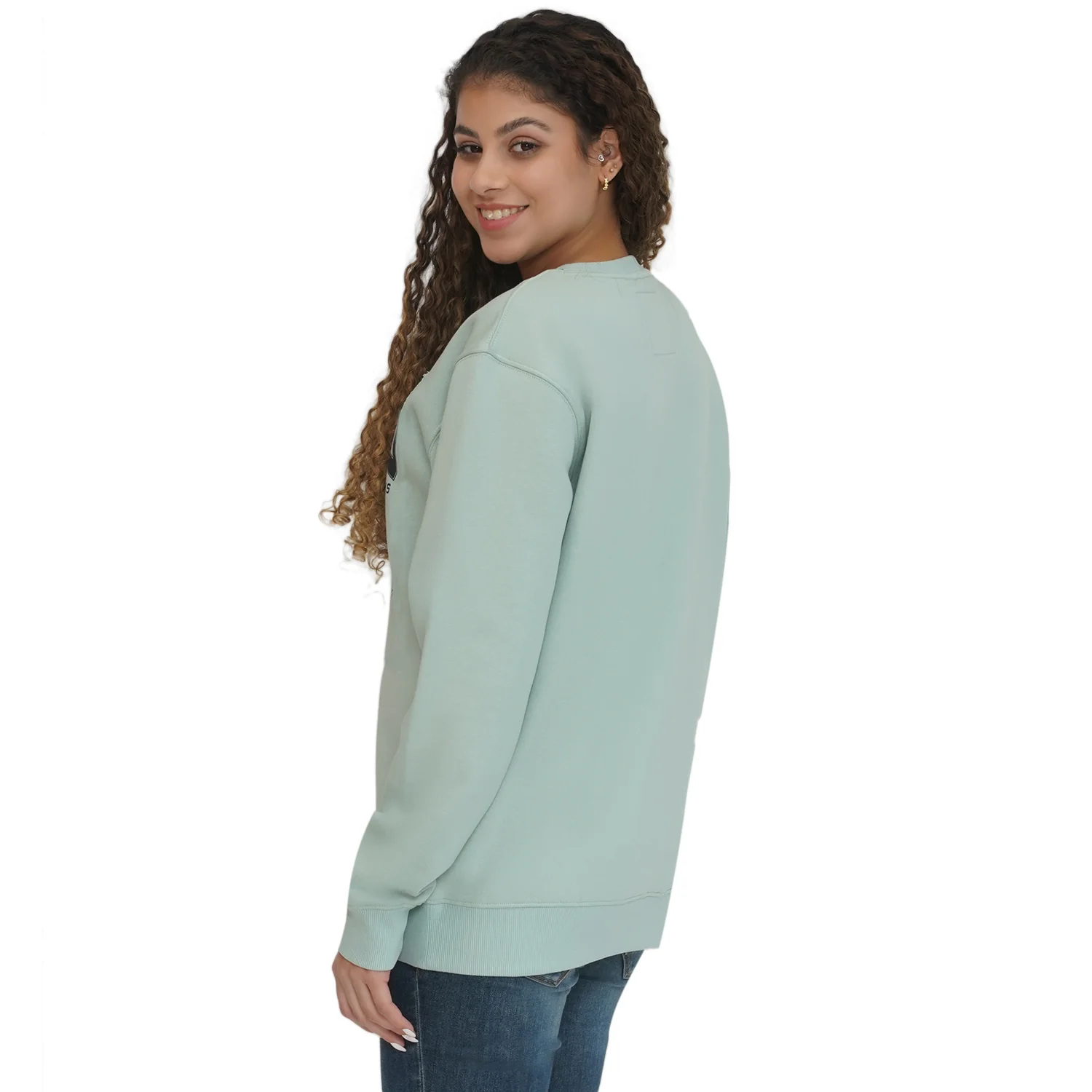 Ireland Badge Unisex Pistachio Sweatshirt - Image 3