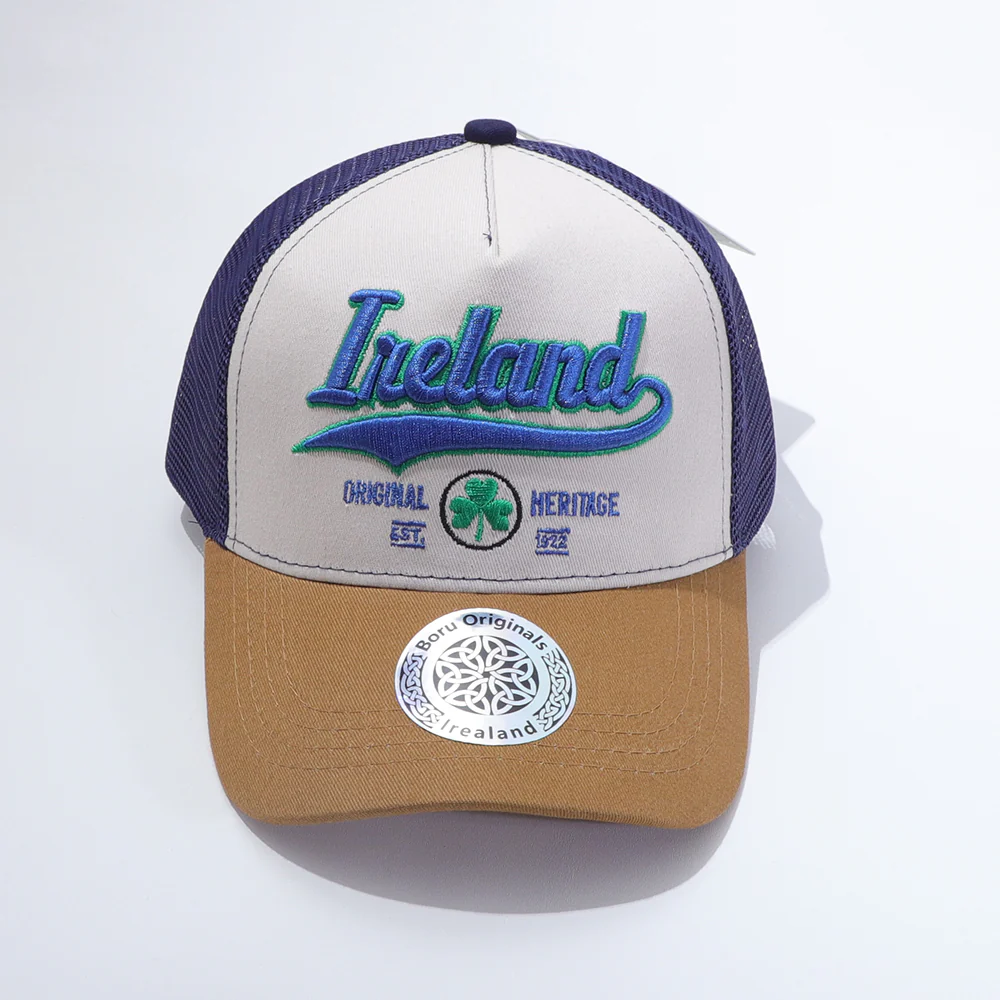 Ireland Blue and Mustard Trucker Cap