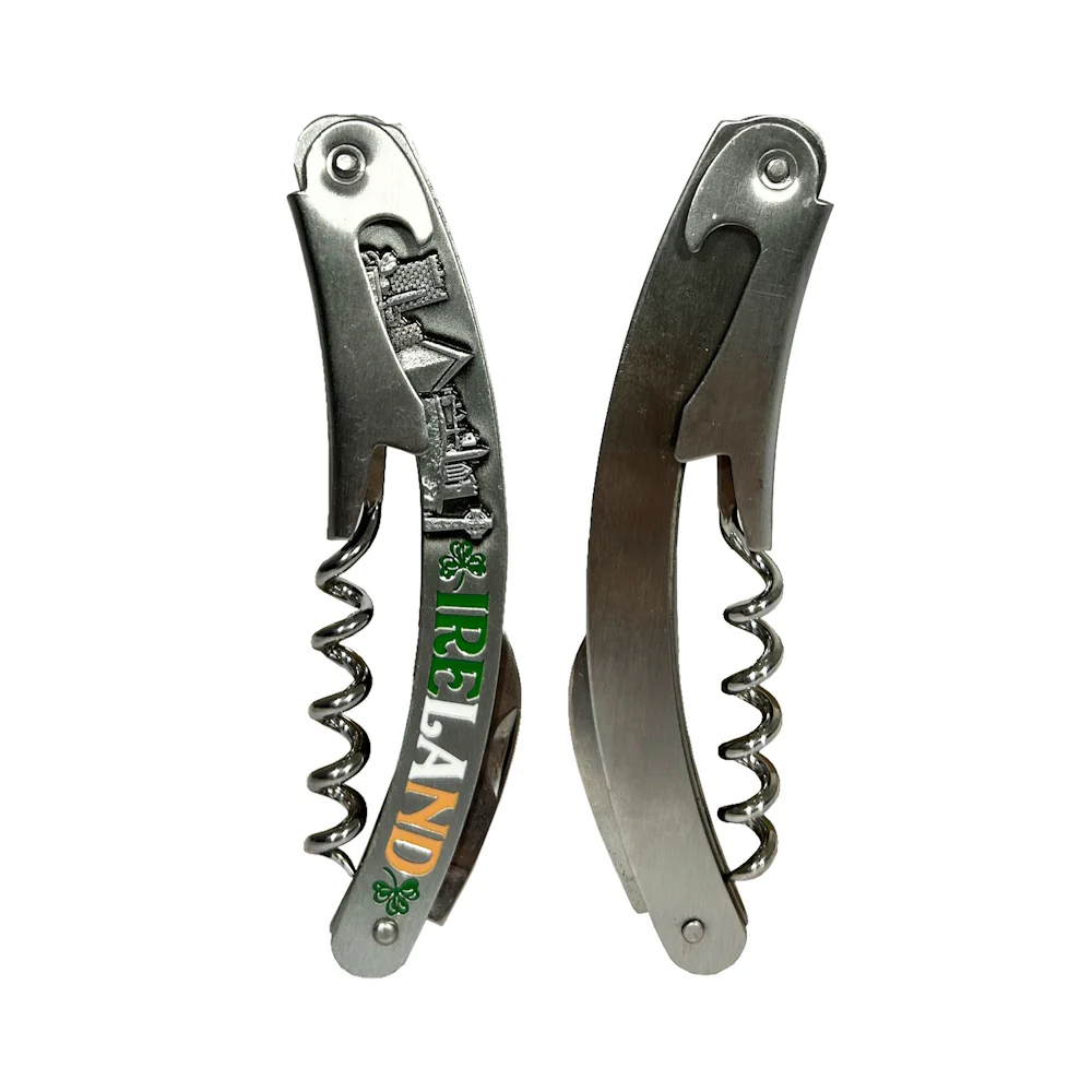 Ireland Collage Metal Corkscrew With Landmarks - Image 2