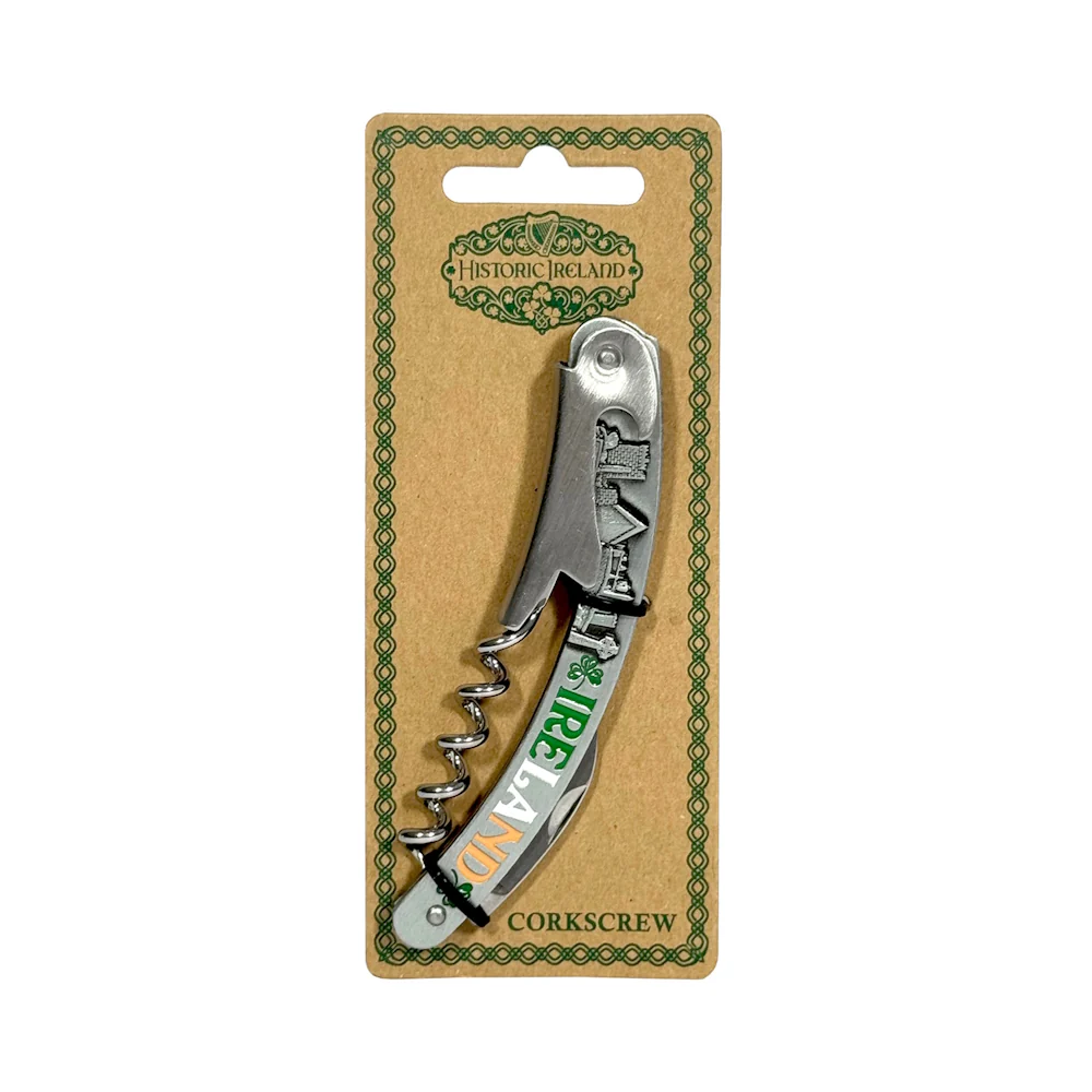 Ireland Collage Metal Corkscrew With Landmarks - Image 3
