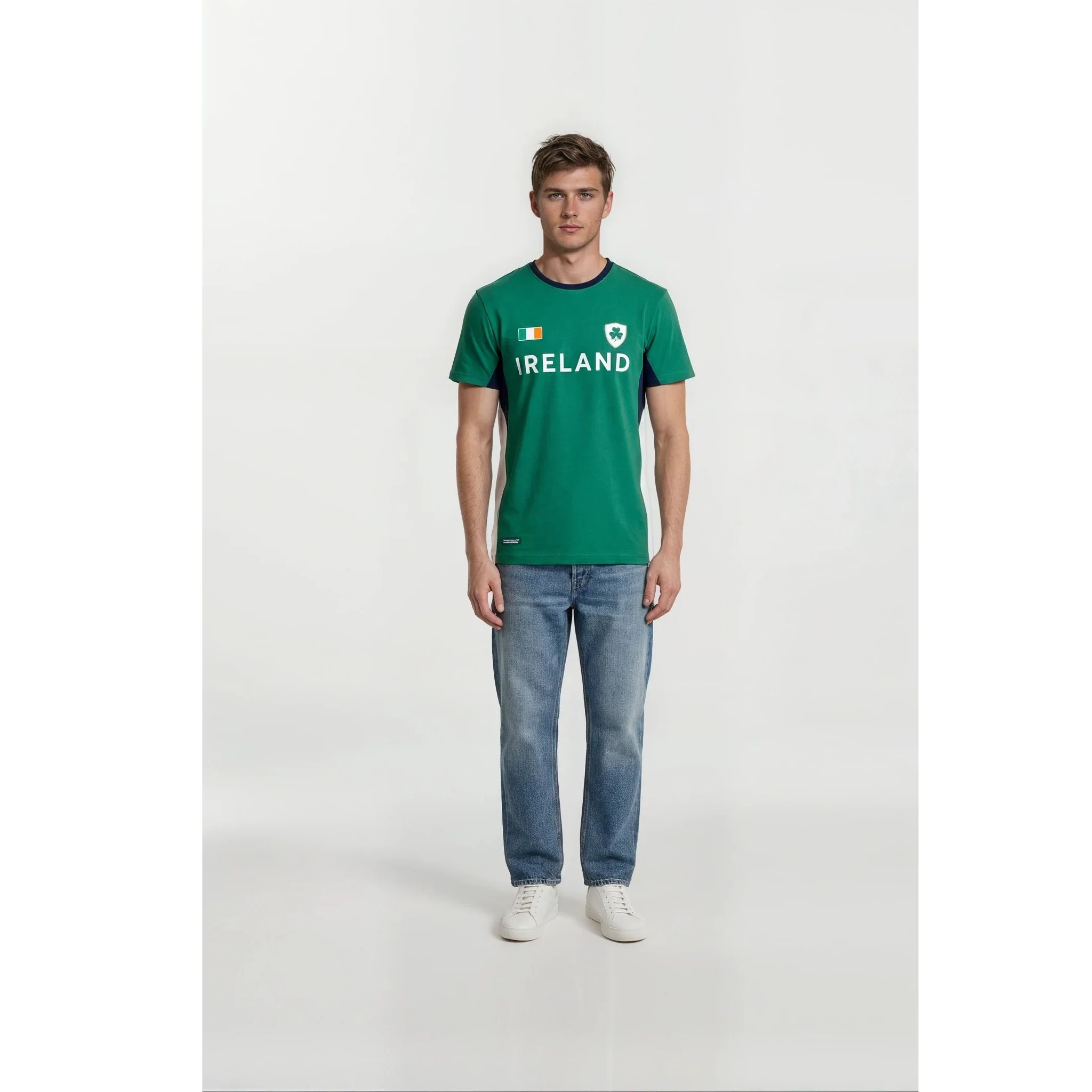 Ireland Colourblock Unisex T-Shirt - Image 2
