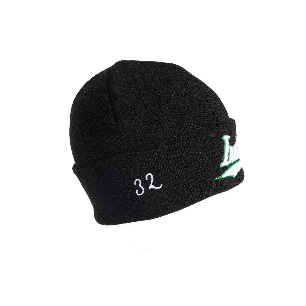 Ireland Embroidered Black Beanie - Image 3