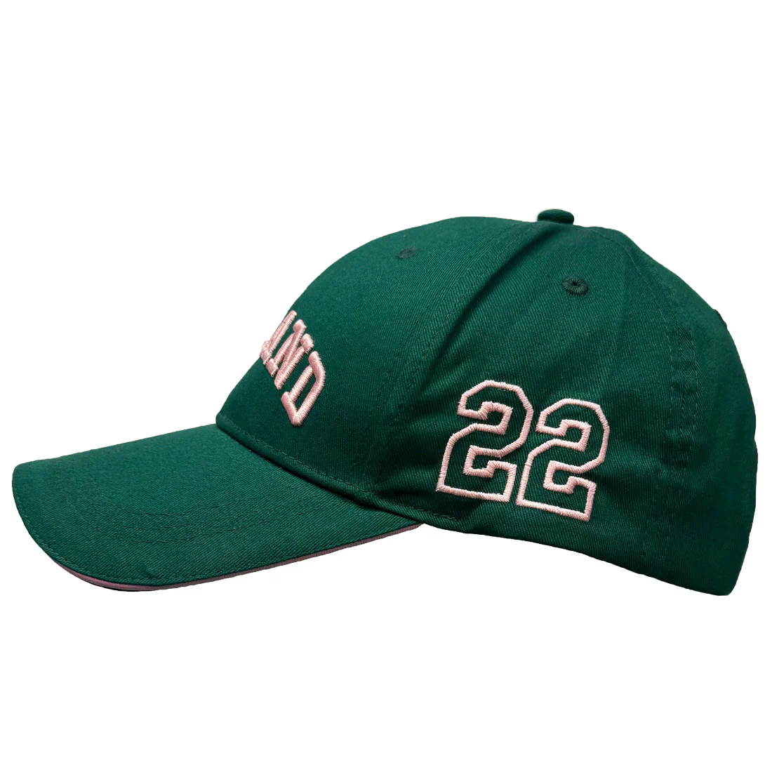Ireland Evergreen and Pink Baseball Cap - Image 5