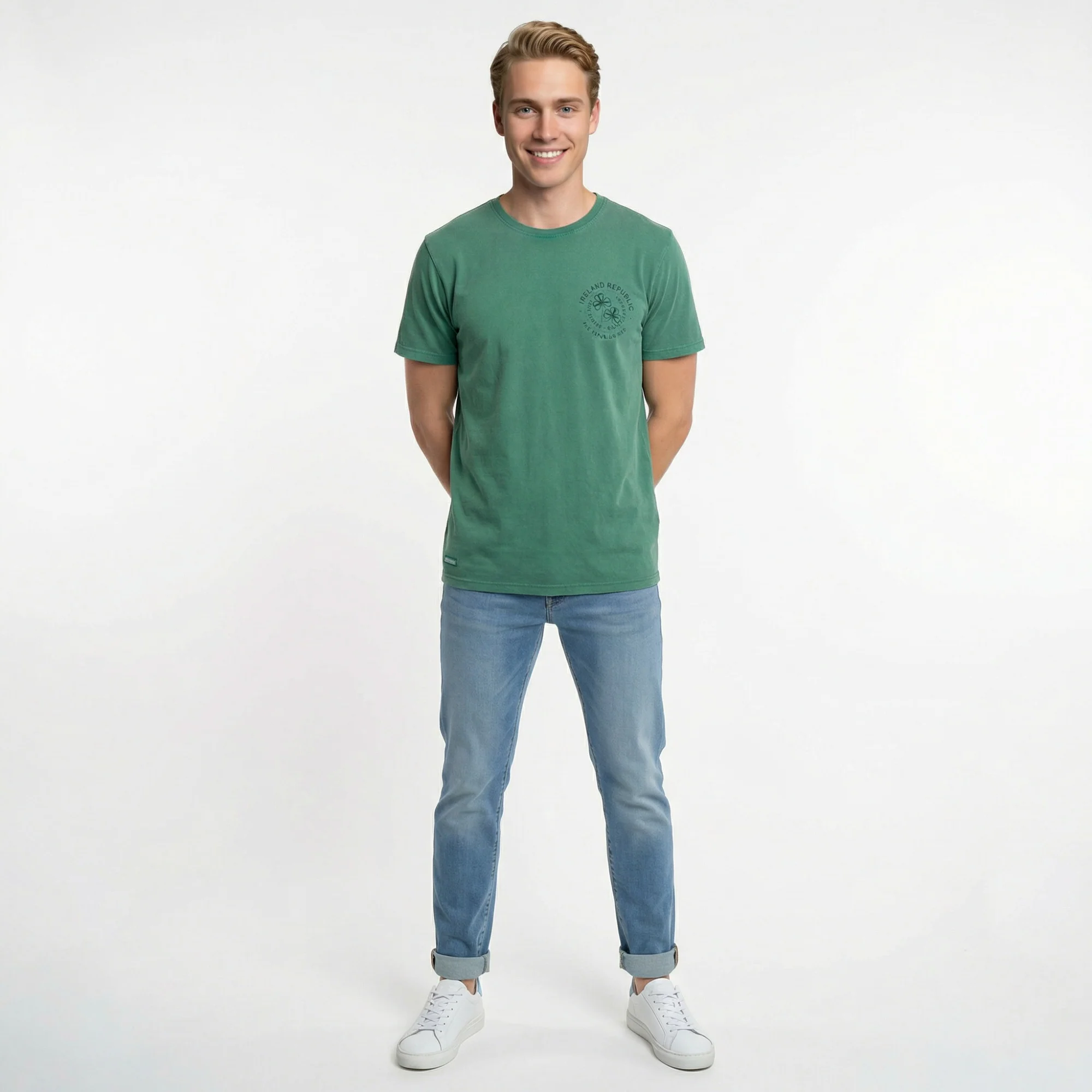 Ireland Le Shams Spring Green Unisex T-Shirt - Image 2