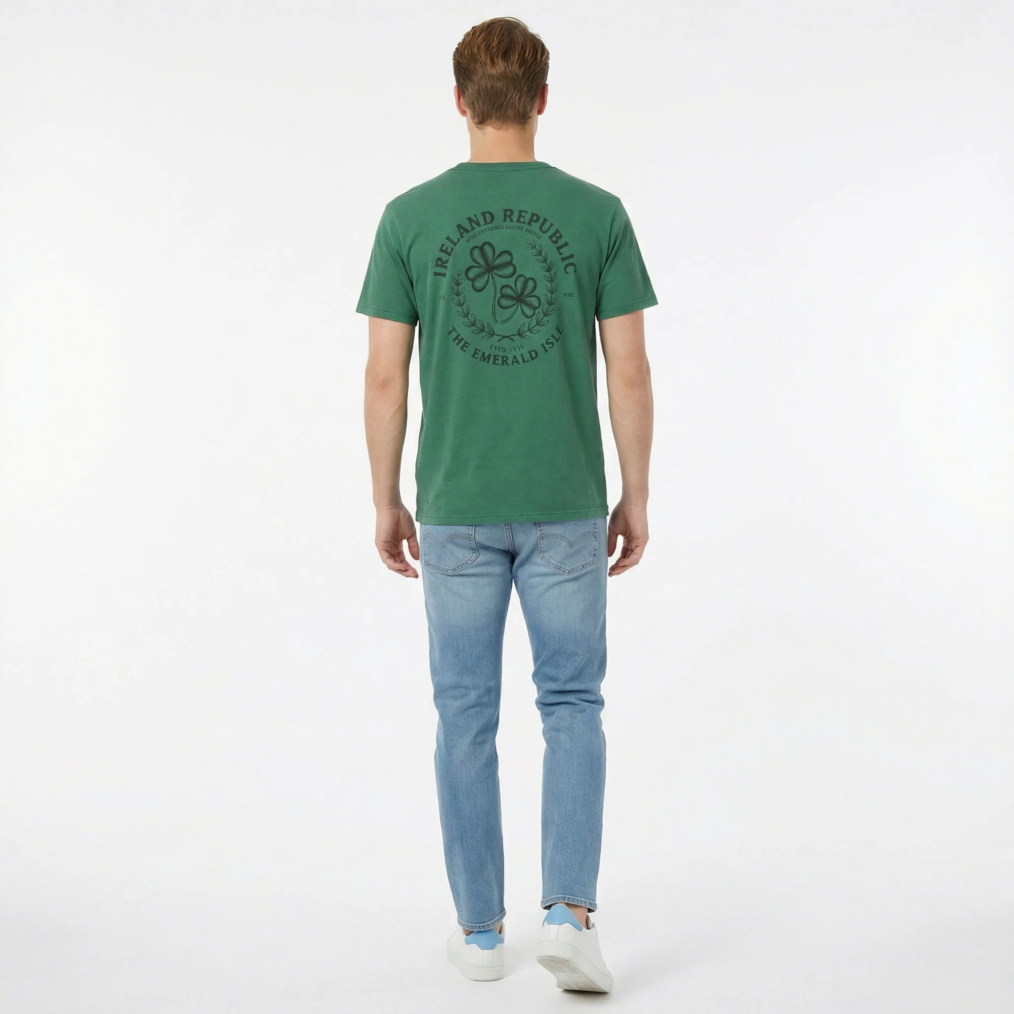 Ireland Le Shams Spring Green Unisex T-Shirt - Image 3