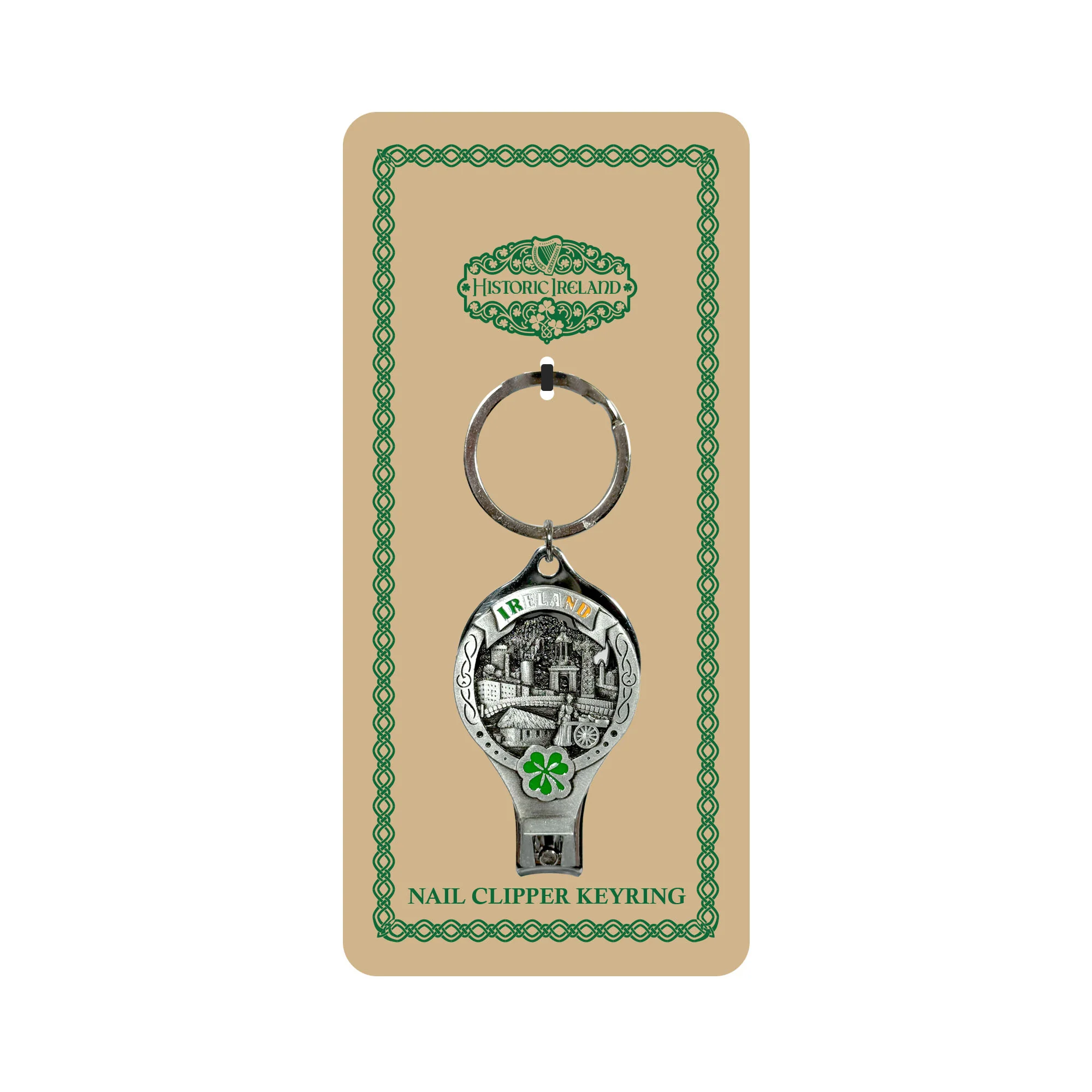 Ireland Nail Clipper Keyring - Image 2
