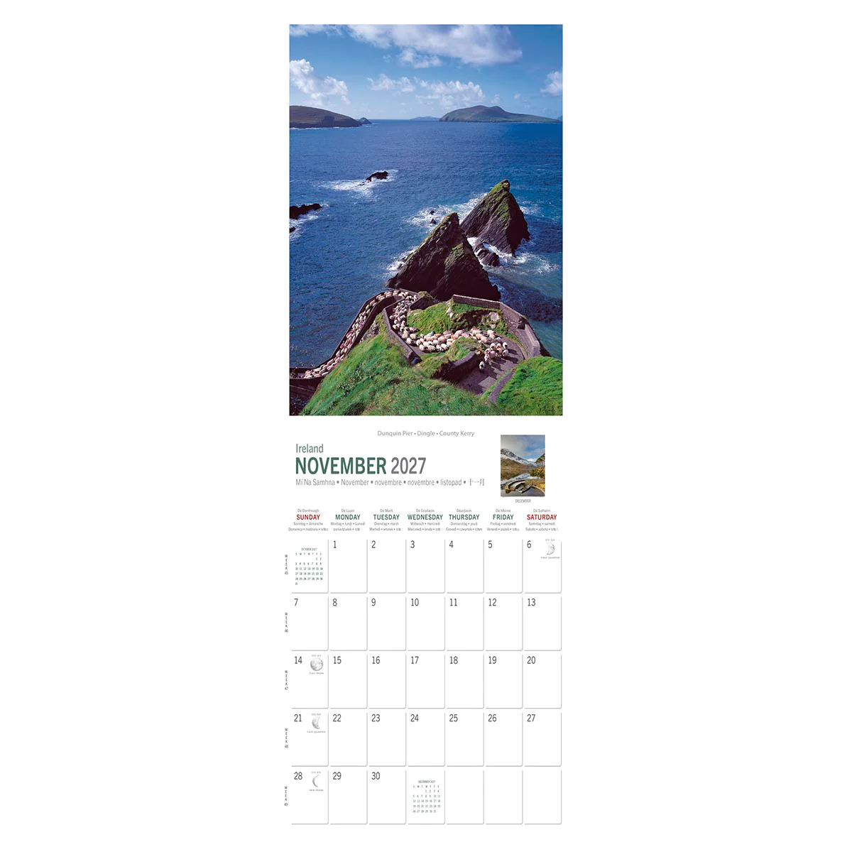 Ireland People & Landscape Slim Calendar 2027 - Image 2