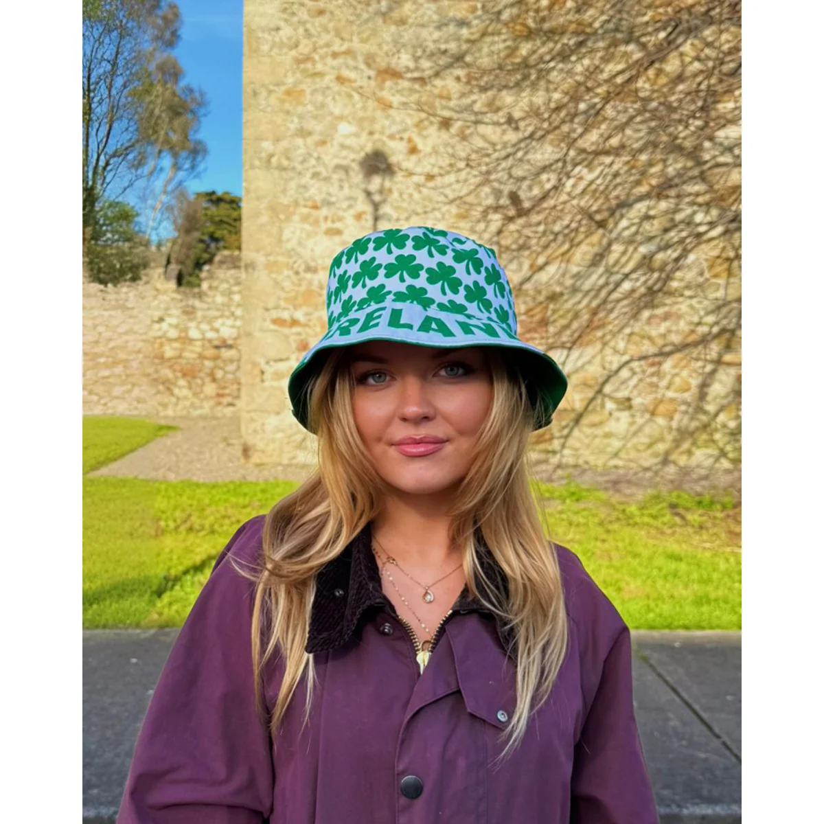 Ireland Reversible Green Bucket Hat - Image 2