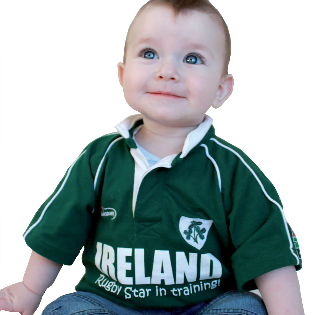 Ireland Rugby Star in Training Baby T-Shirt - Image 2