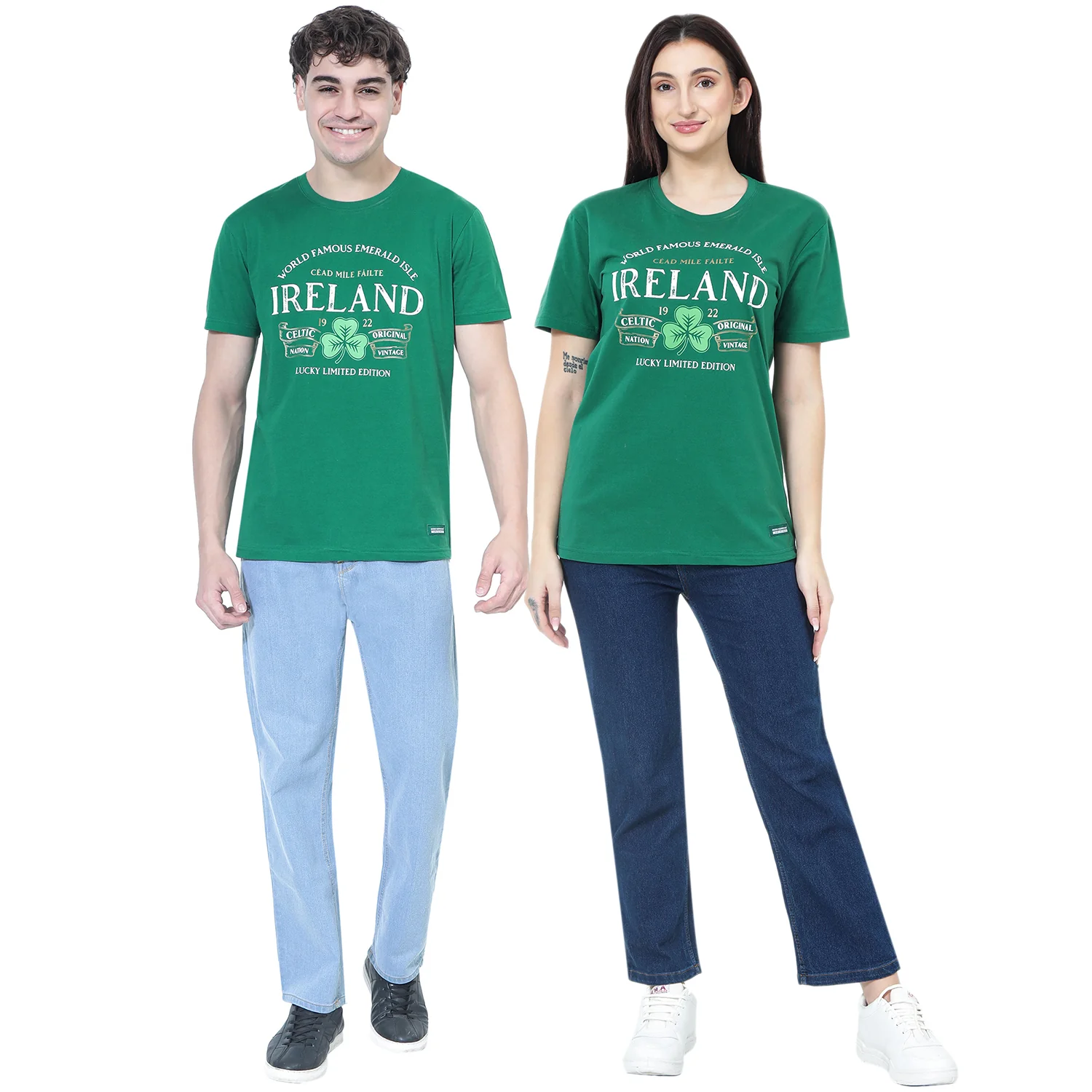 Ireland Spring Green Unisex T-Shirt - Image 2