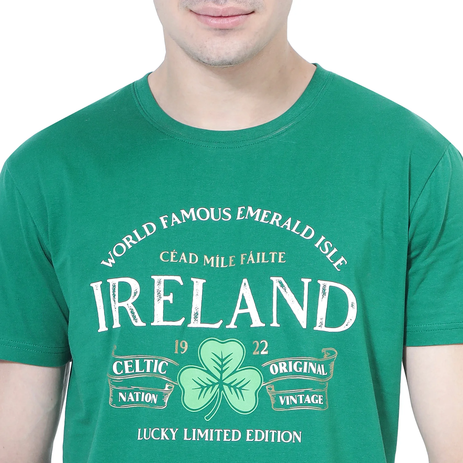 Ireland Spring Green Unisex T-Shirt - Image 3