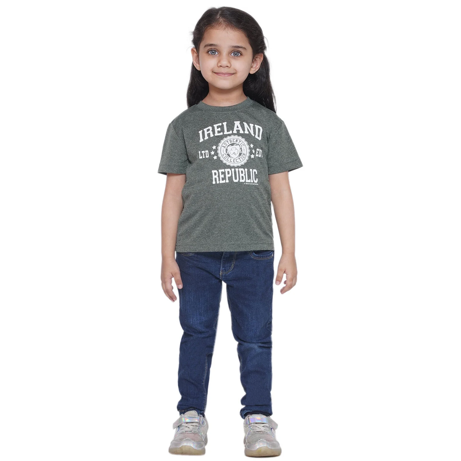 Ireland Stamps Stars Kids T-Shirt - Image 5