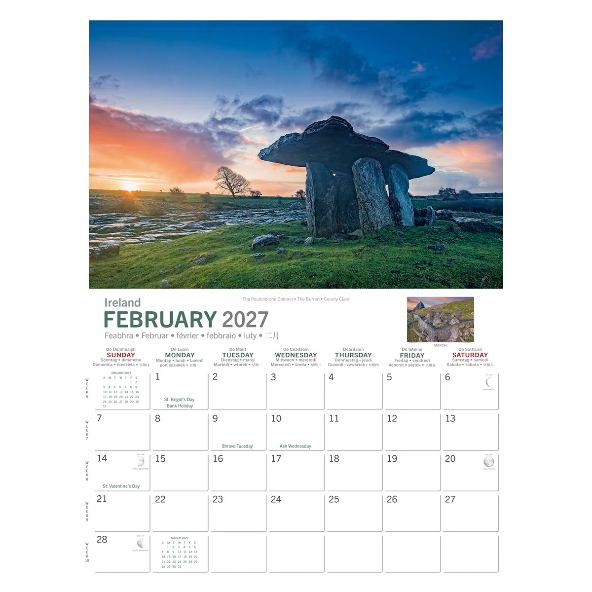 Ireland's Ancient Heritage Calendar 2027 - Image 2
