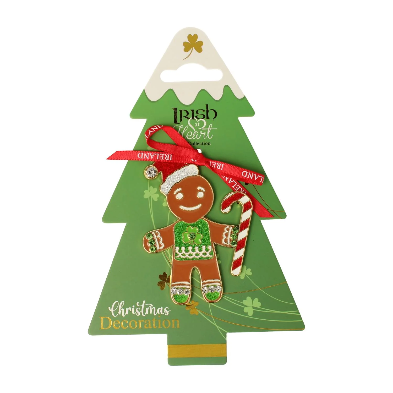 Irish at Heart Metal Decoration Gingerbread Man