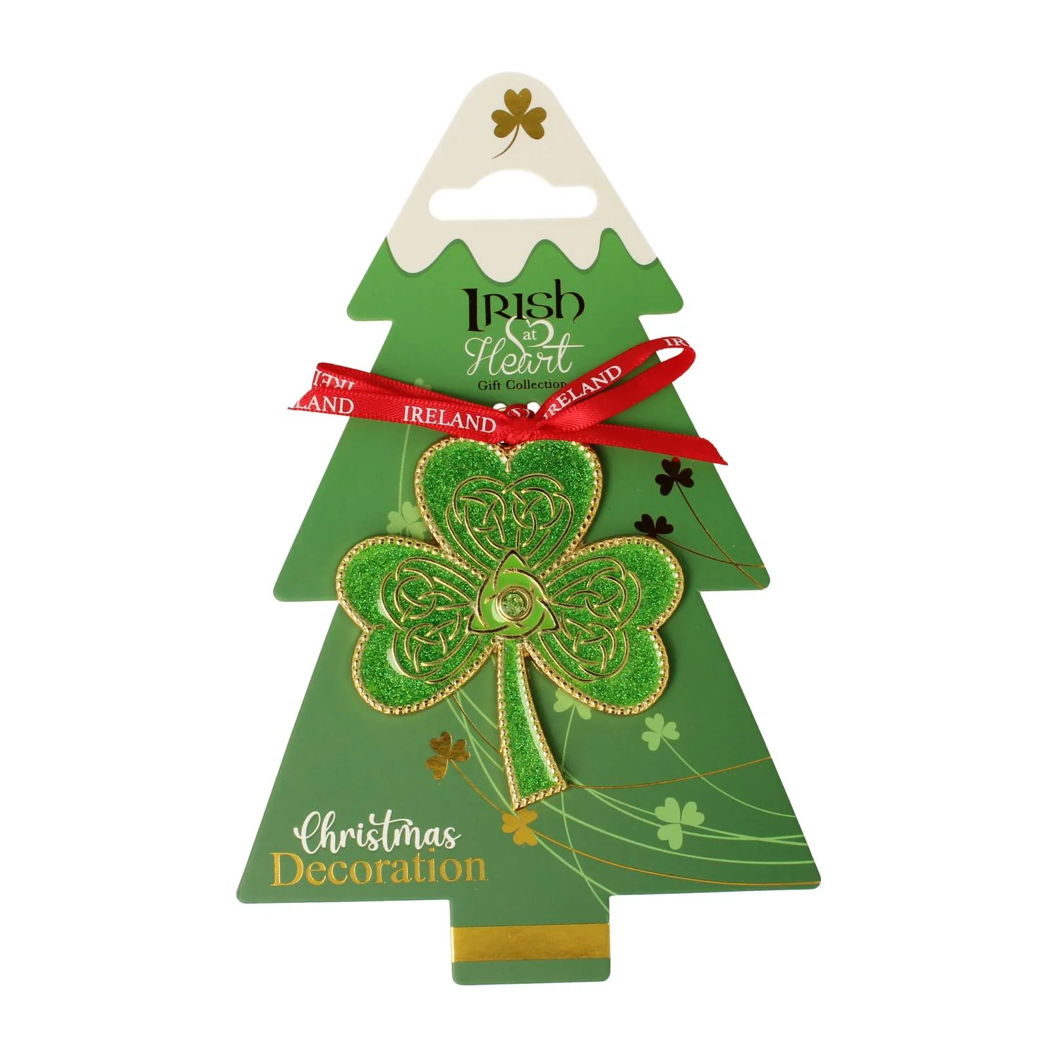 Irish at Heart Metal Decoration Shamrock