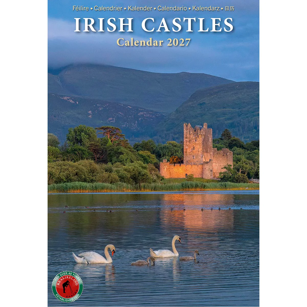 Irish Castles Slim Calendar 2027