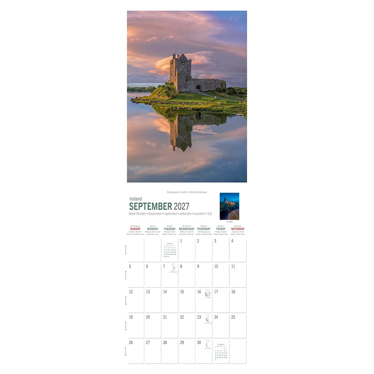 Irish Castles Slim Calendar 2027 - Image 2