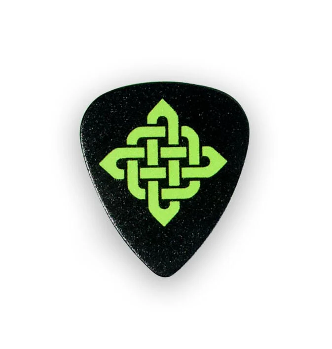 Irish Guitar Picks 6-pack Of Medium Gauge Plectrums With Various Irish Designs - Image 2
