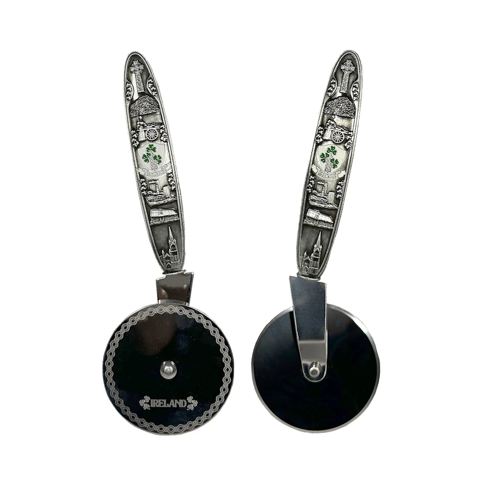 Irish Heritage Pizza Cutter With Ireland Design - Image 2