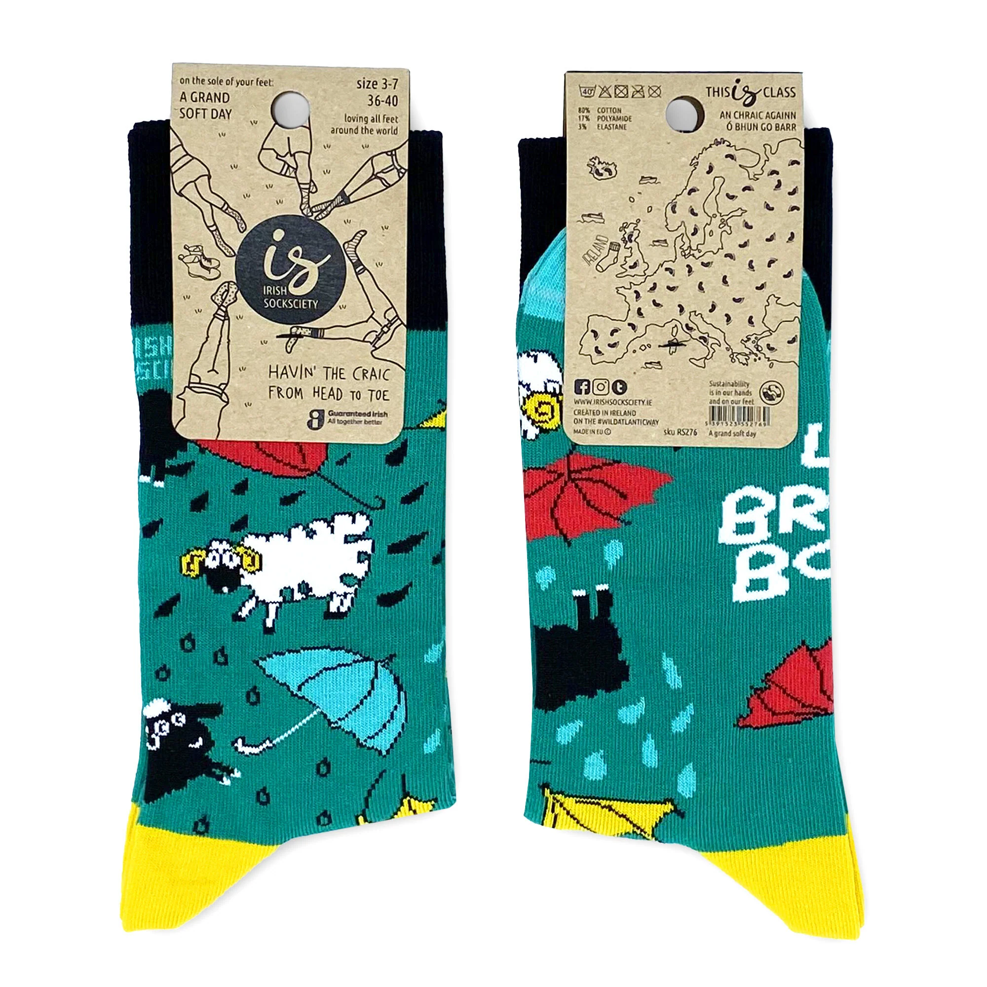 Irish Socksciety A Grand Soft Day Socks - Image 3
